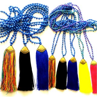 colorful necklaces tassels beads phyrus bronze cup handmade wholesale price